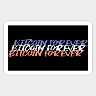 Bitcoin Forever Sticker